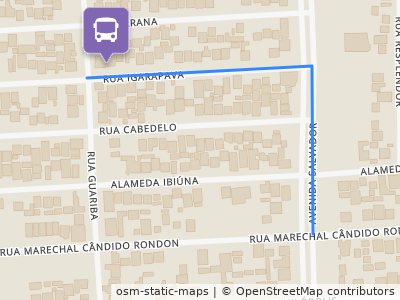 Mapa da parada