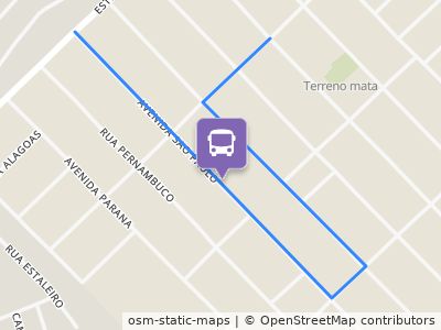 Mapa da parada