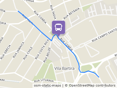 Mapa da parada