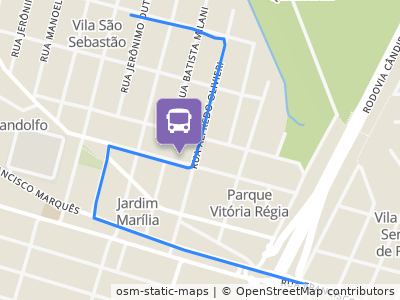 Mapa da parada