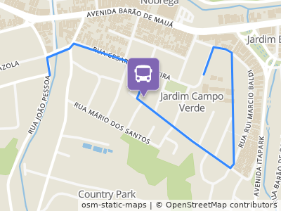 Mapa da parada