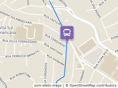 Mapa da parada
