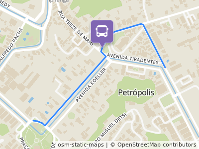 Mapa da parada