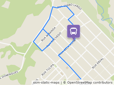 Mapa da parada