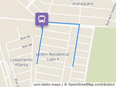 Mapa da parada