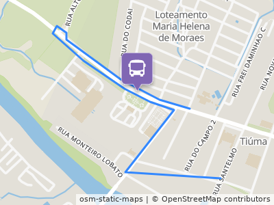 Mapa da parada