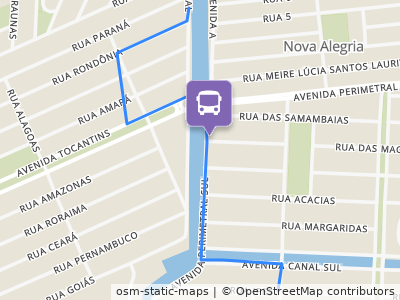 Mapa da parada