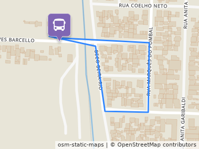 Mapa da parada