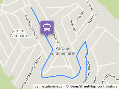 Mapa da parada