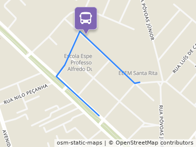 Mapa da parada