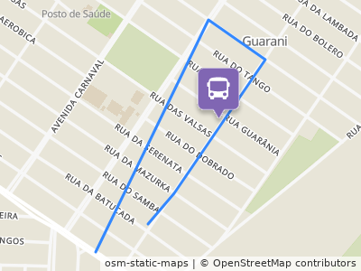 Mapa da parada
