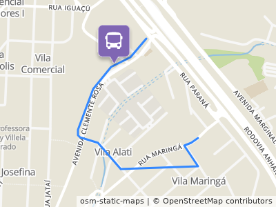 Mapa da parada