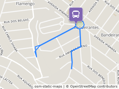 Mapa da parada