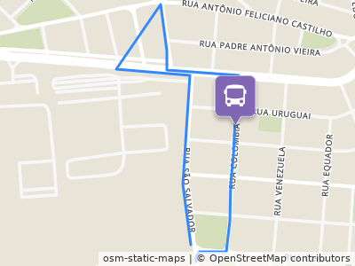 Mapa da parada