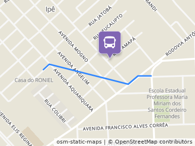 Mapa da parada