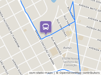 Mapa da parada