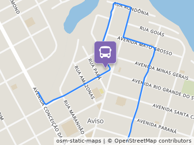 Mapa da parada