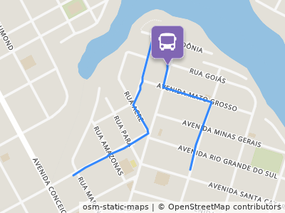 Mapa da parada