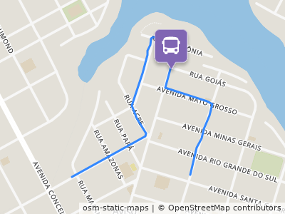 Mapa da parada