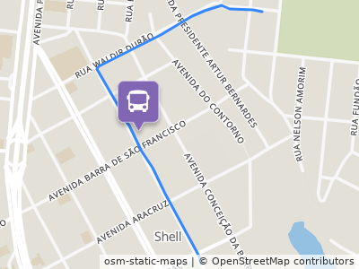 Mapa da parada