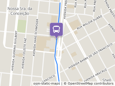 Mapa da parada