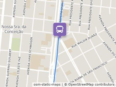 Mapa da parada
