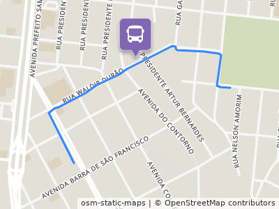 Mapa da parada
