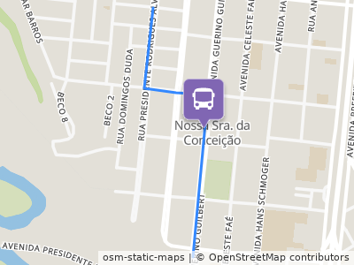 Mapa da parada