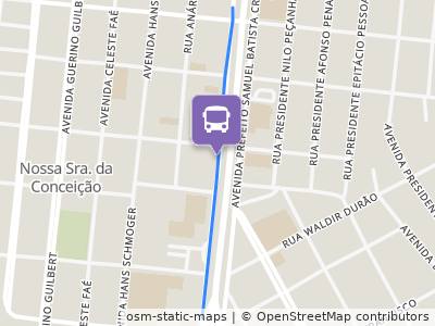Mapa da parada