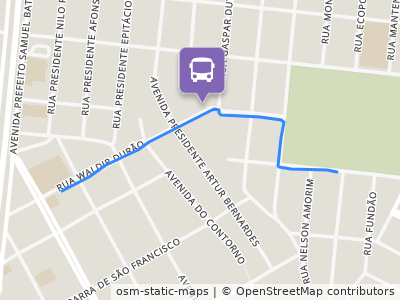 Mapa da parada