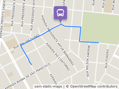 Mapa da parada