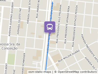 Mapa da parada