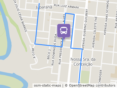 Mapa da parada