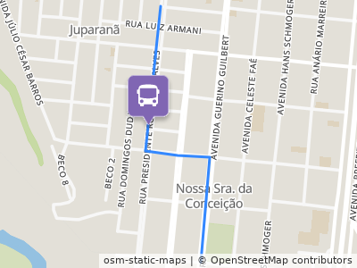 Mapa da parada