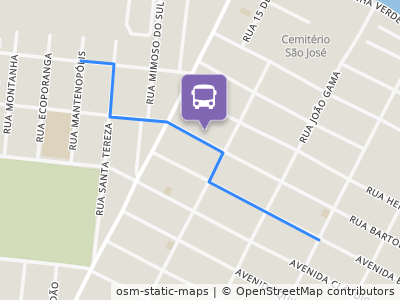 Mapa da parada