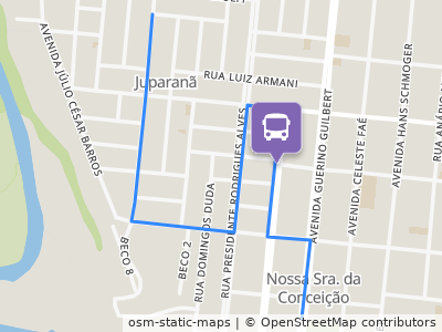Mapa da parada