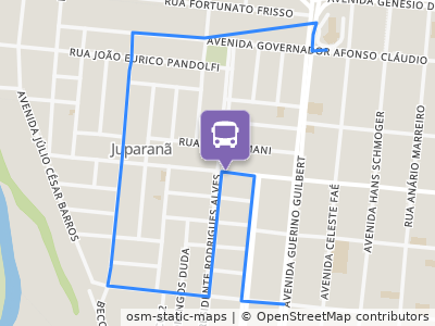 Mapa da parada