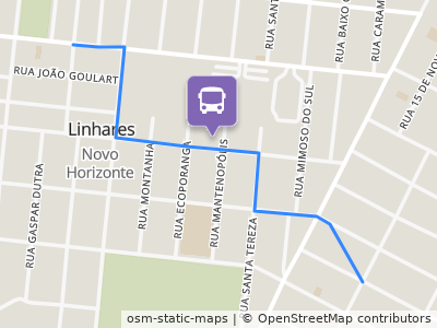Mapa da parada