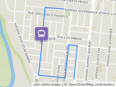 Mapa da parada