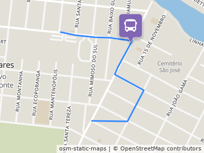 Mapa da parada