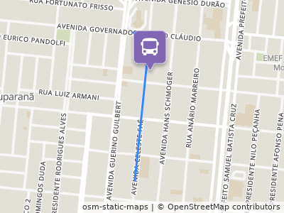 Mapa da parada