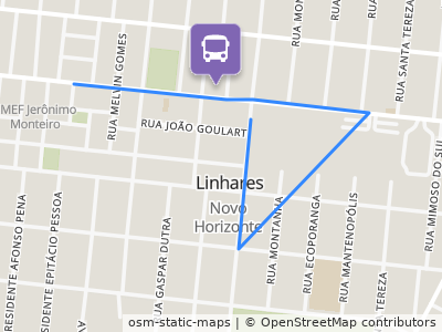 Mapa da parada