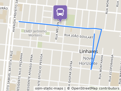 Mapa da parada
