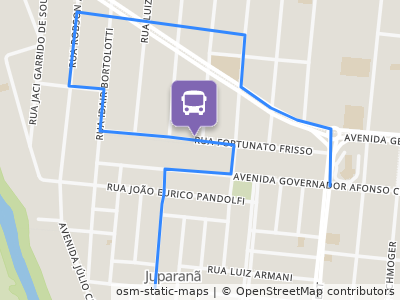Mapa da parada
