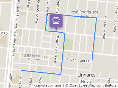 Mapa da parada