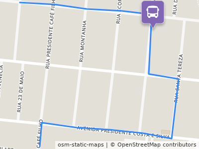 Mapa da parada