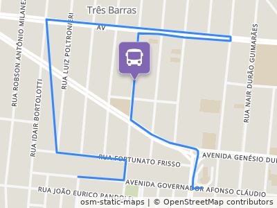 Mapa da parada