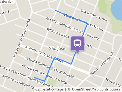 Mapa da parada