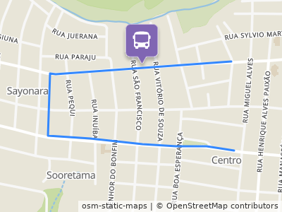Mapa da parada