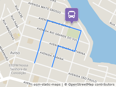 Mapa da parada